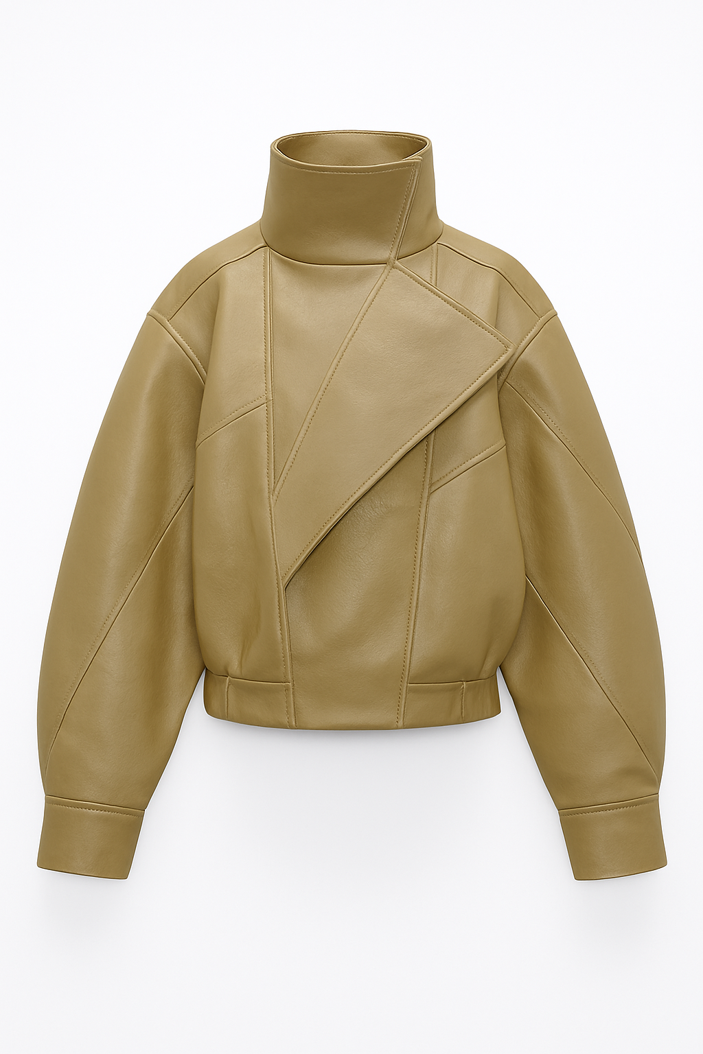Crossbody Leather Jacket