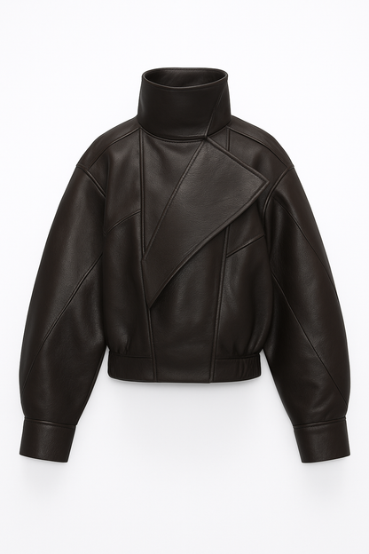 Crossbody Leather Jacket