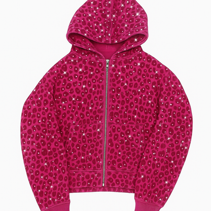 Diamond Cheetah Hoodie