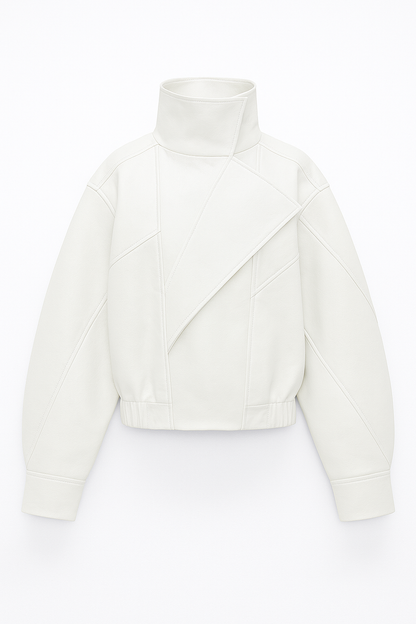 Crossbody Leather Jacket