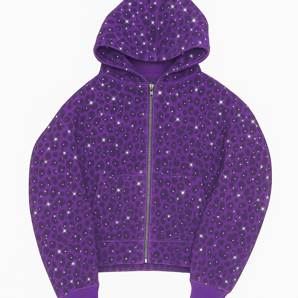 Diamond Cheetah Hoodie