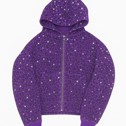 Diamond Cheetah Hoodie