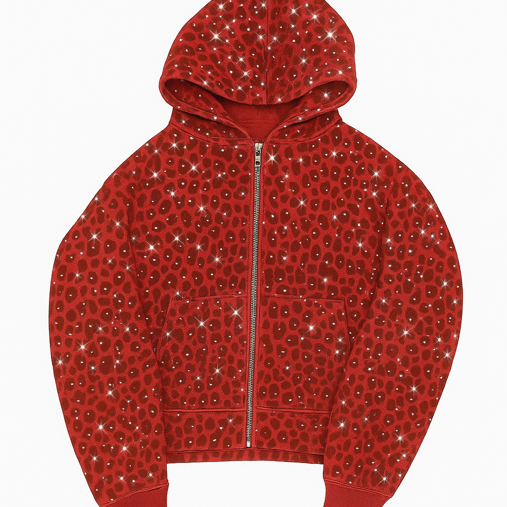 Diamond Cheetah Hoodie