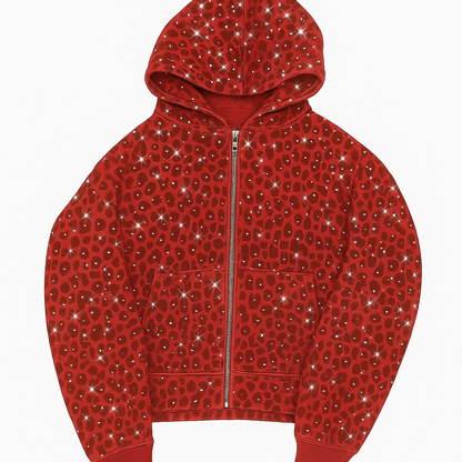 Diamond Cheetah Hoodie