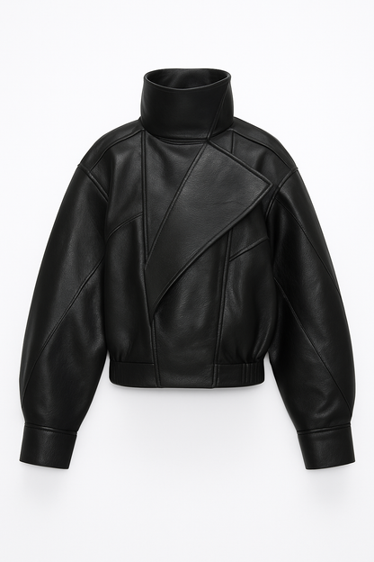 Crossbody Leather Jacket