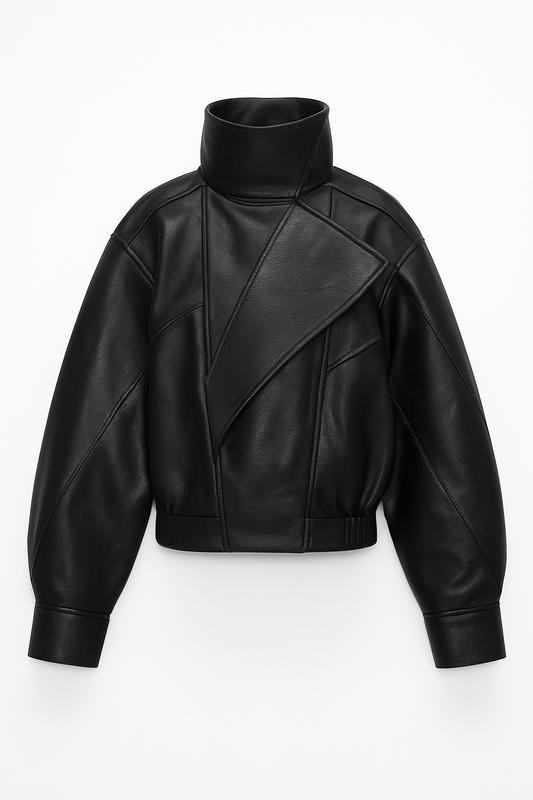 Crossbody Leather Jacket