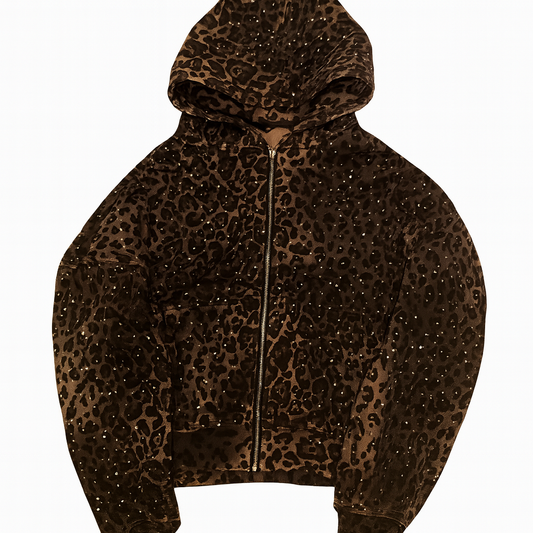 Diamond Cheetah Hoodie