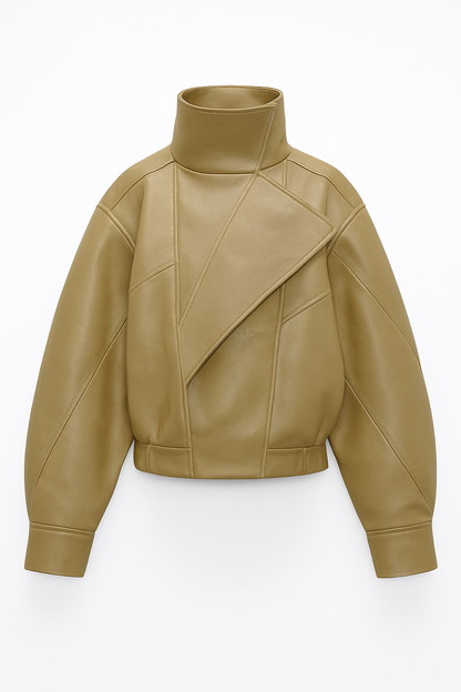 Crossbody Leather Jacket